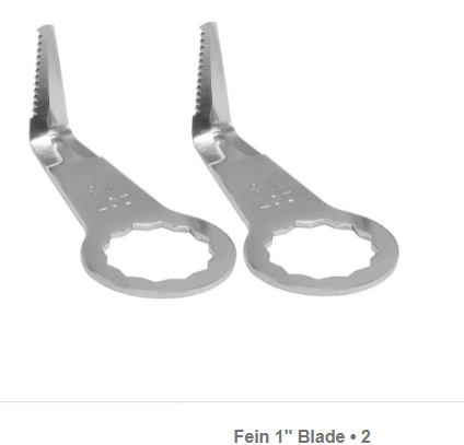 Fein 1" blade - Pkg. of 2 / FTB20712
