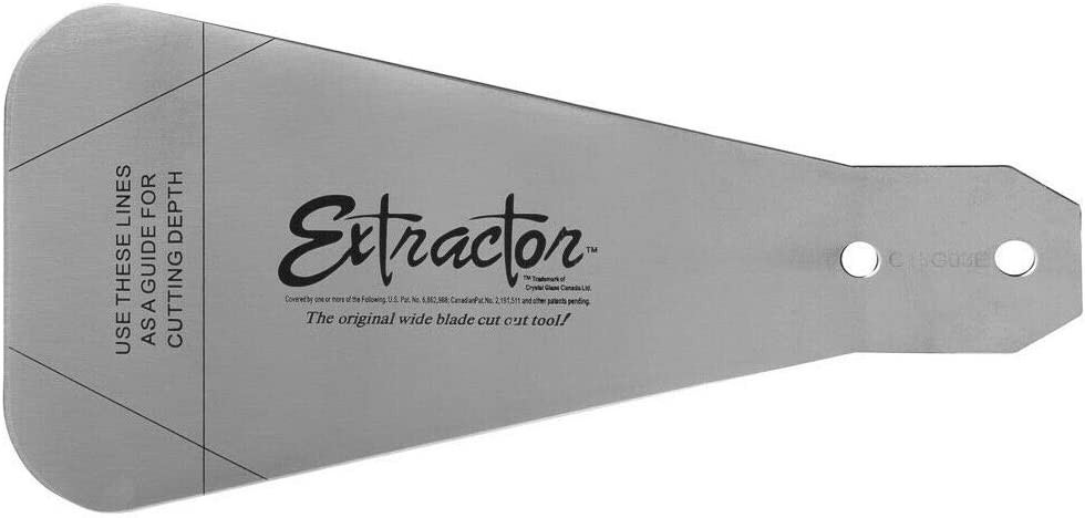 Extractor Delta Blade 6 3/4"X4" (EXT-Delta-L) Windshield Removal Blade